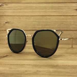 O2 Eyewear 7044 Premium Cateye Sunglasses(BRZ)